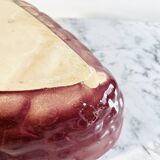 Vintage ceramic slip in the shape of a cluster, oven baking dish.