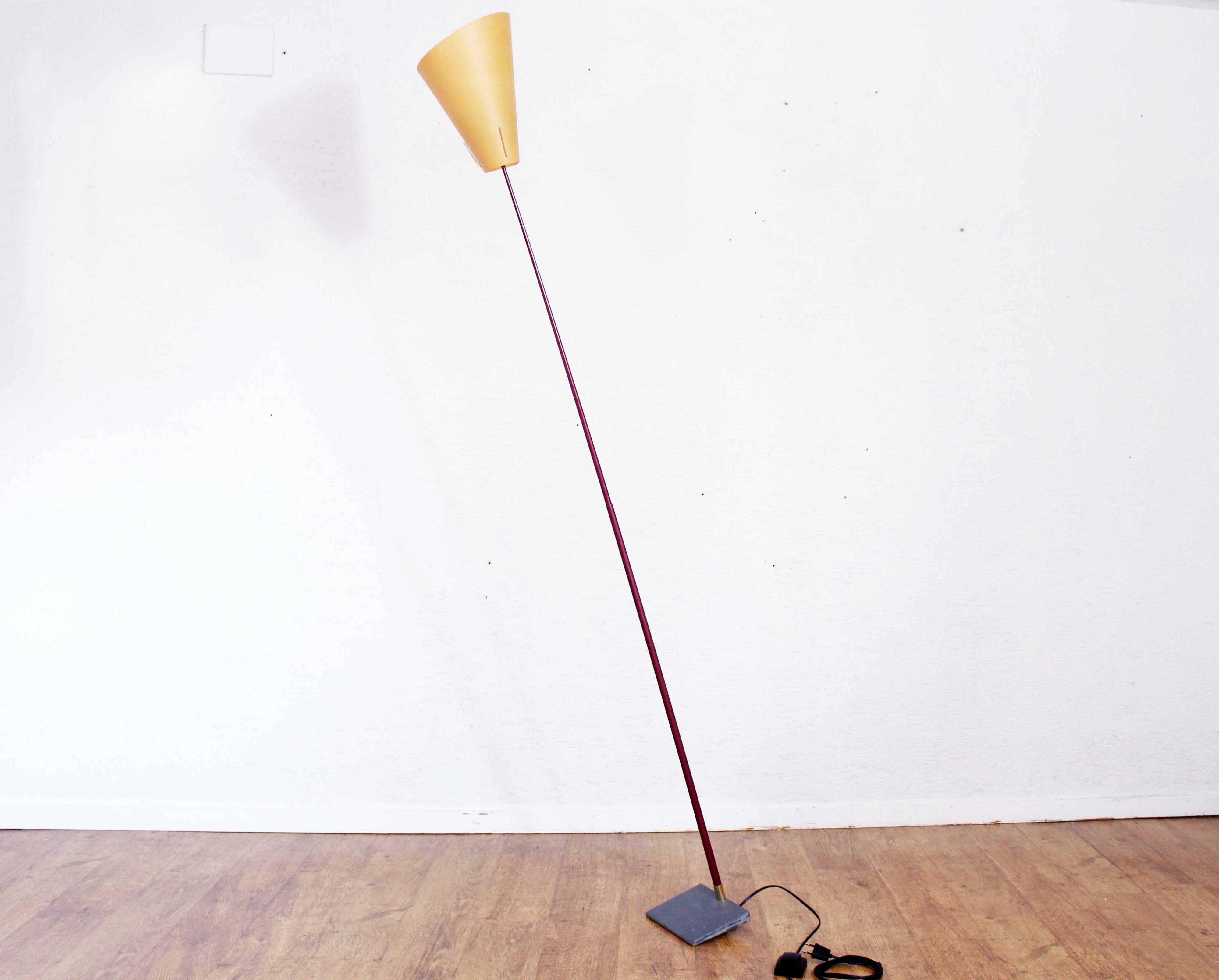 Modernist carbon floor lamp