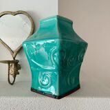 Glazed blue ceramic vase – Celadon style Chinese work