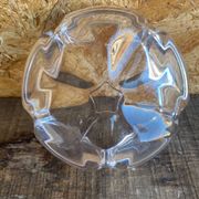 Vide poche cendrier ancien style daum cristal forme pétale vintage #d9