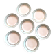 Set of 7 "Picardie" plates from Ceranord in semi-porcelain.