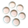 Set of 7 "Picardie" plates from Ceranord in semi-porcelain.