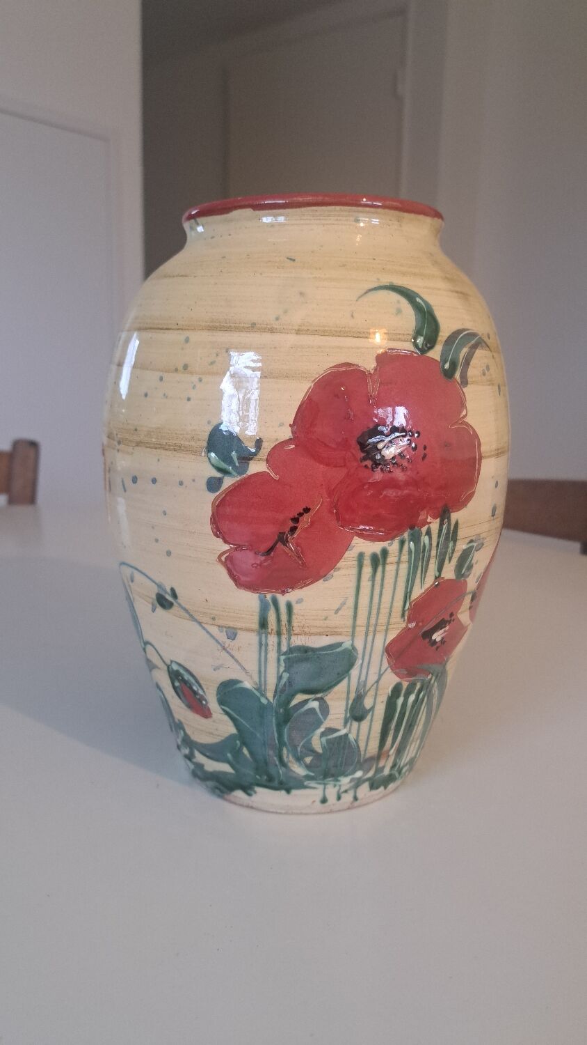 Fine vase from Moustiers CZ