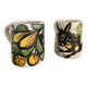 Pair of vintage ceramic mugs