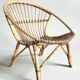 1960s rattan lounge, armchairs and table