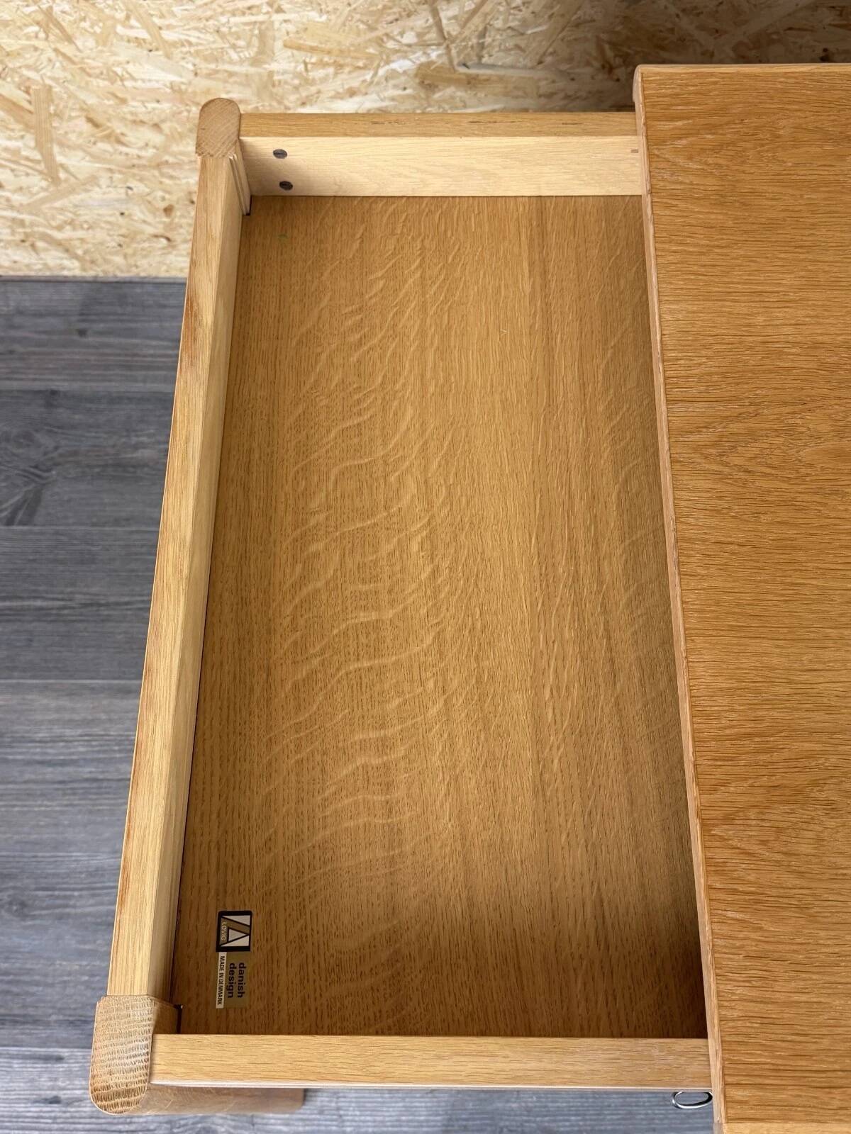 1960s 1970s Oak Writing Desk Sliding Top by Peter Løvig Nielsen for Løvig
