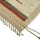 Tapis décoratif tribal en laine multicolore fait main 206 cm x 299 cm