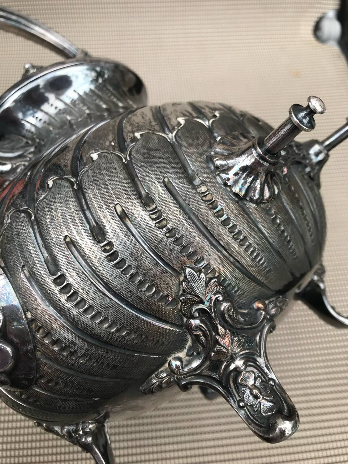 Vintage hallmarked silver teapot coffee pot