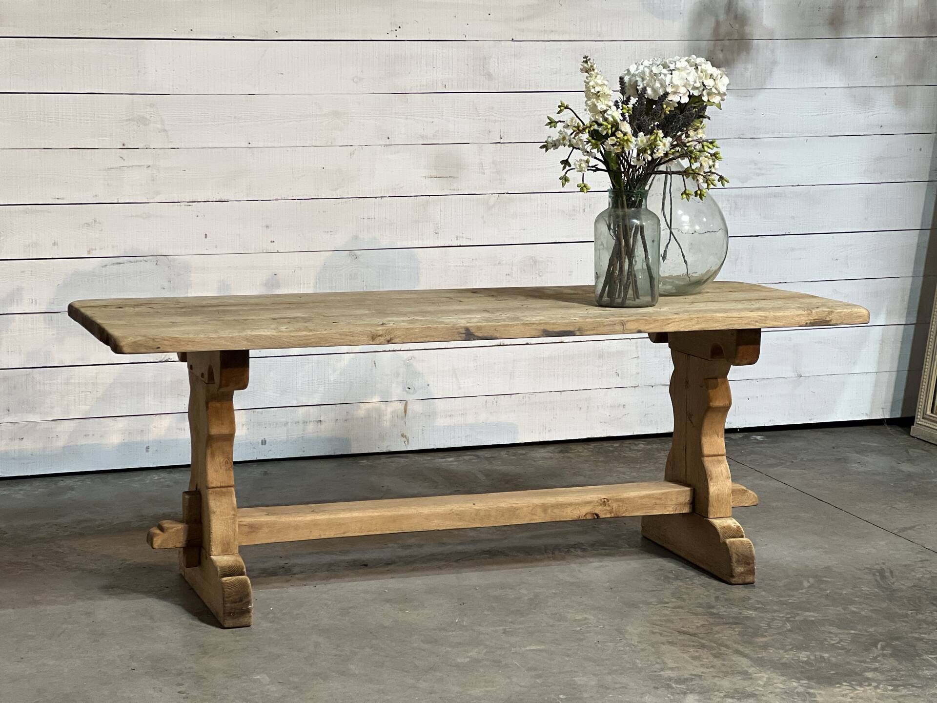Rustic farmhouse table