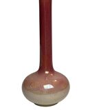 Art Nouveau series of soliflore vases, Sarreguemines earthenware, circa 1900