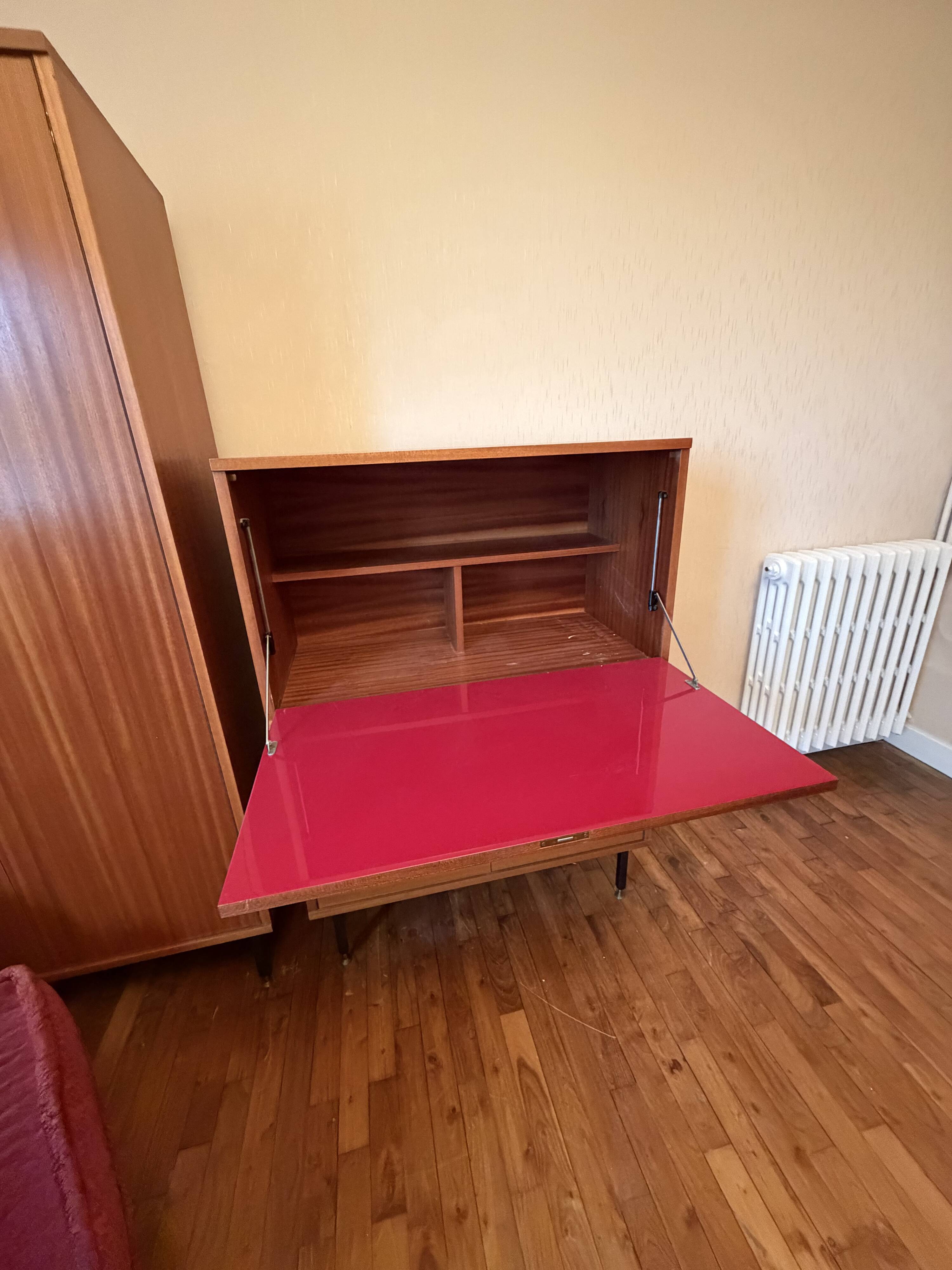 Vintage wooden secretary