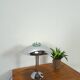 Chromen lamp met glazen details, tafellamp