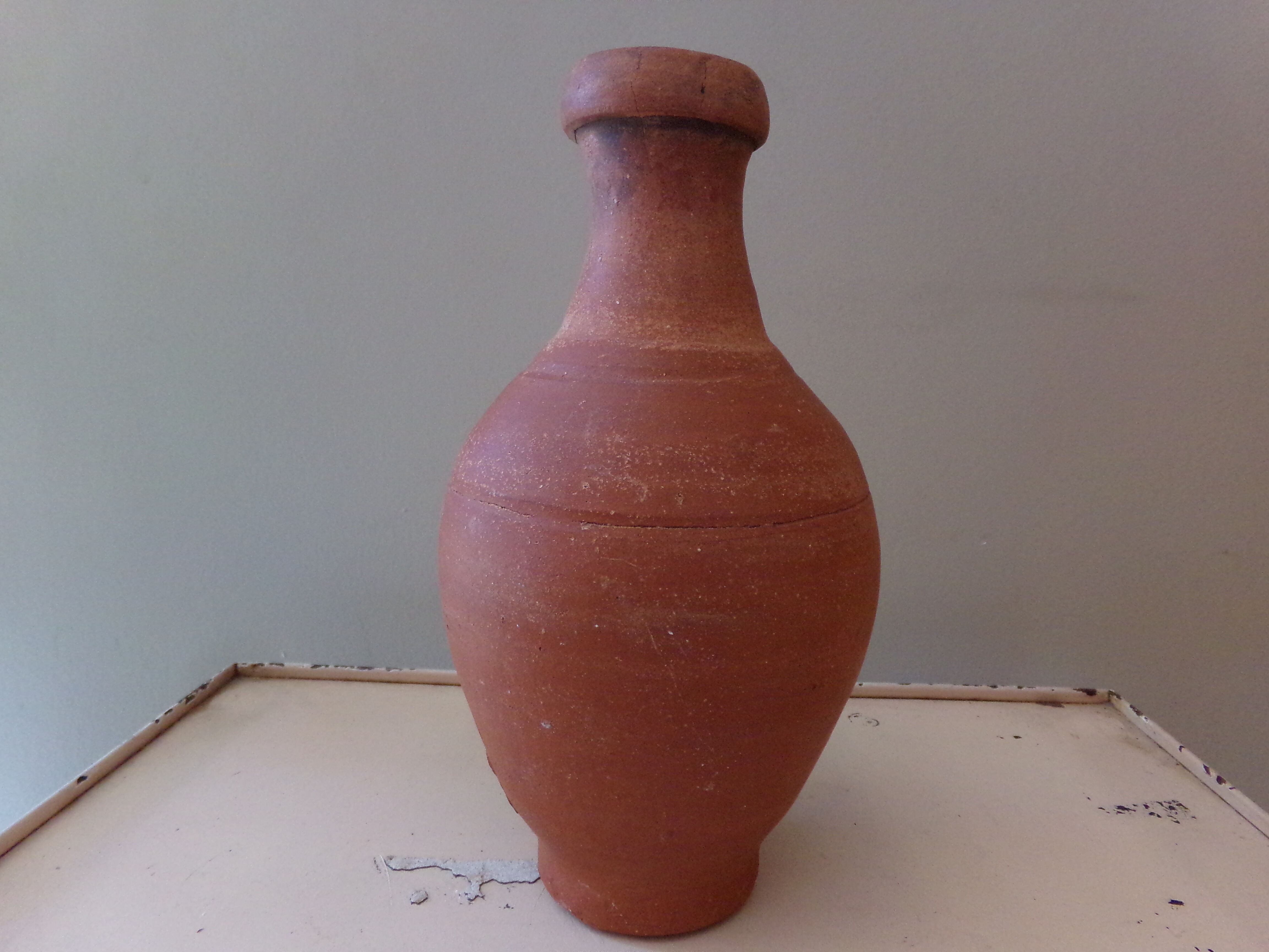 Terracotta vase