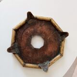 Old brass and hammered copper underside