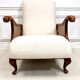 Vintage shepherdess armchair