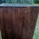 Chiffonnier commode haute bois massif éxotique palissandre 5 tiroirs