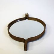 Teak mirror by Bech & Starup for Den Permanent Copenhagen, 1960.