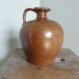 Terracotta pitcher pottery glazed stoneware