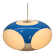 Unique Space age bug eye ufo lamp *** Massive Belgium *** blue and white