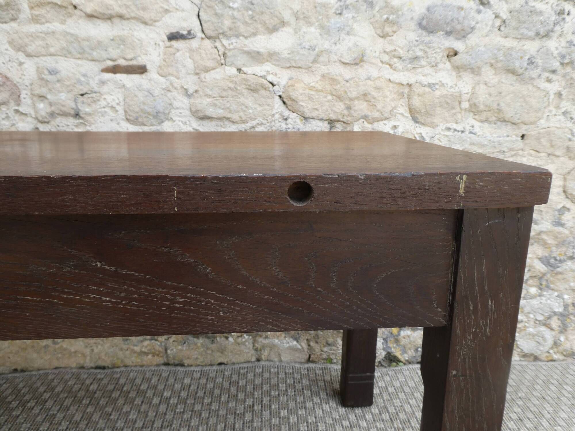 Art Deco church bench, circa 1930-40