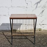 Mid-Century Magazin Rack- Phono Table-Side Table-wooden Console-60s