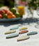 Set of 6 stoneware knife holders