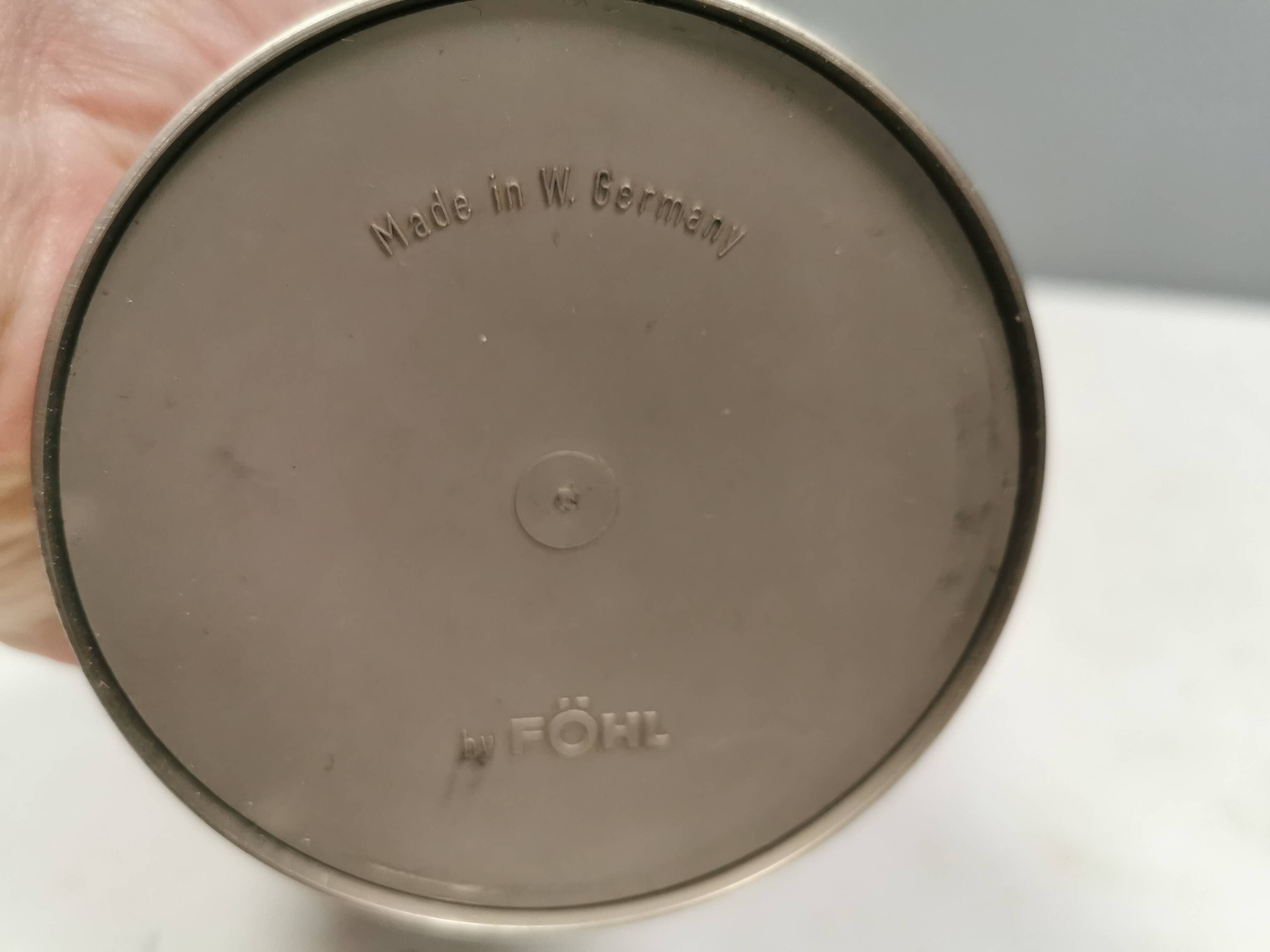 Rare, Föhl hurricane, candle holder. Germany 1960s