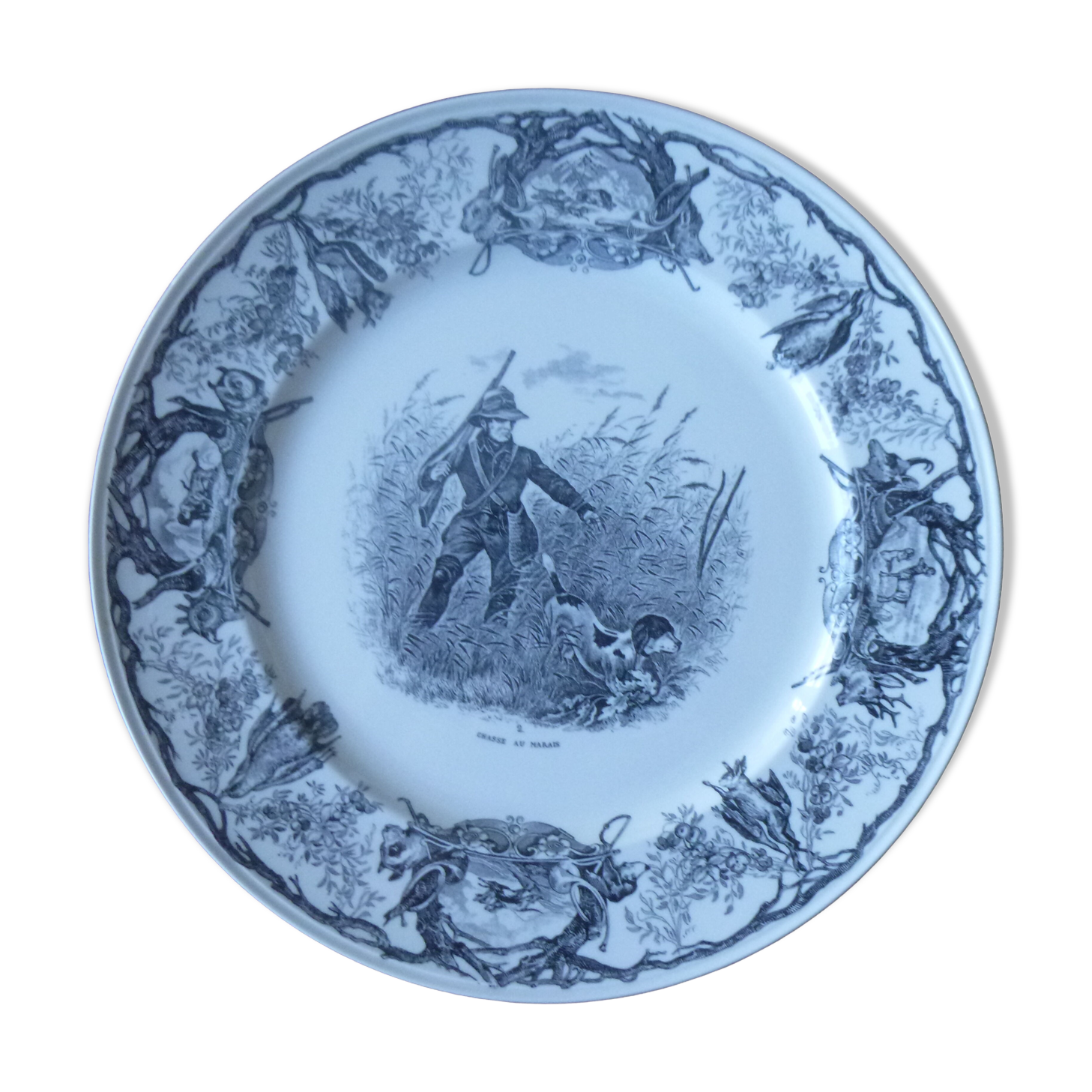 Plate plate Villeroy & Boch series "the hunt"