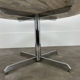 Roche Bobois round marble table for 6 people, 1970s