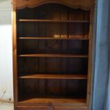 Solid cherry bookcase