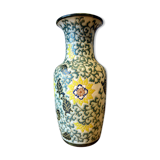 Floral vase embossed