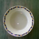 Round dish iron earth choisy le roi
