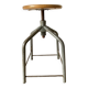 Adjustable screw workshop stool, 1960s