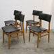 Série de 4 chaises scandinaves