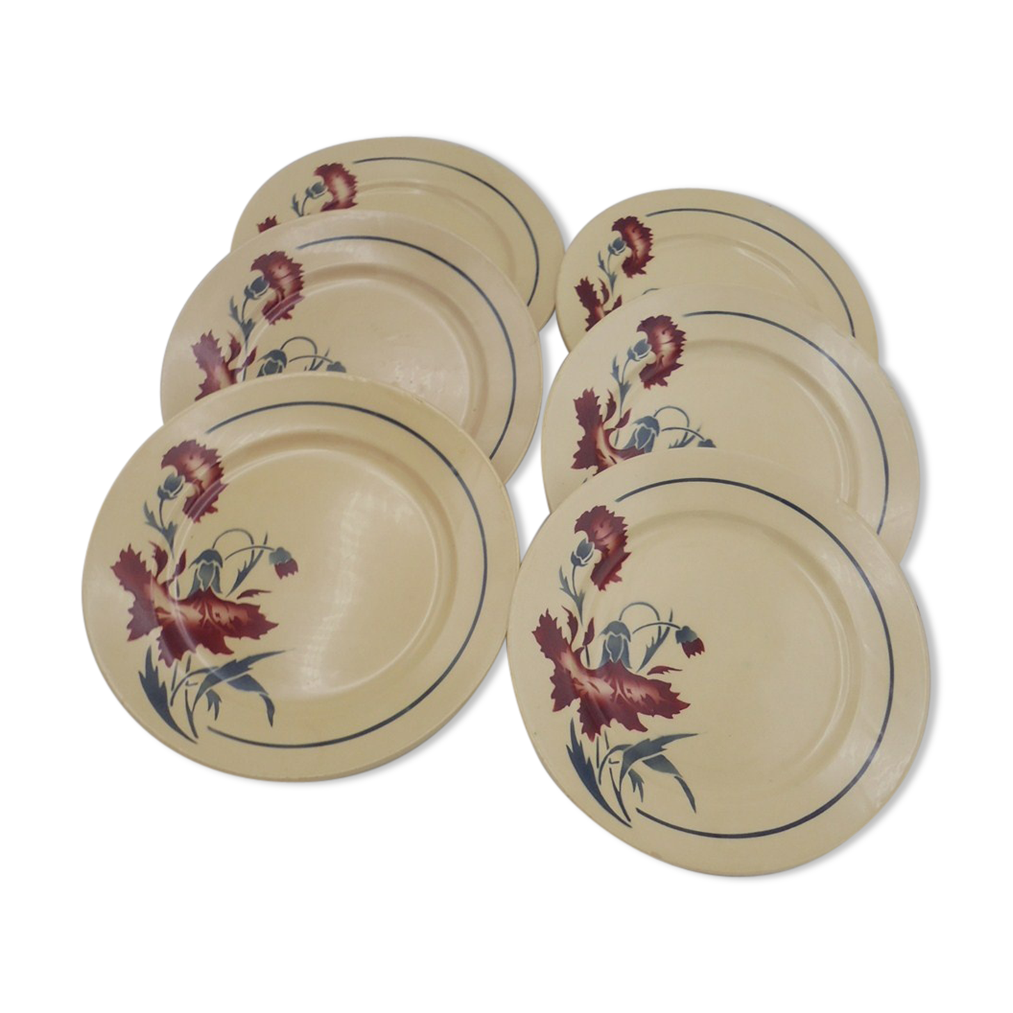 Series 6 plates Lunéville