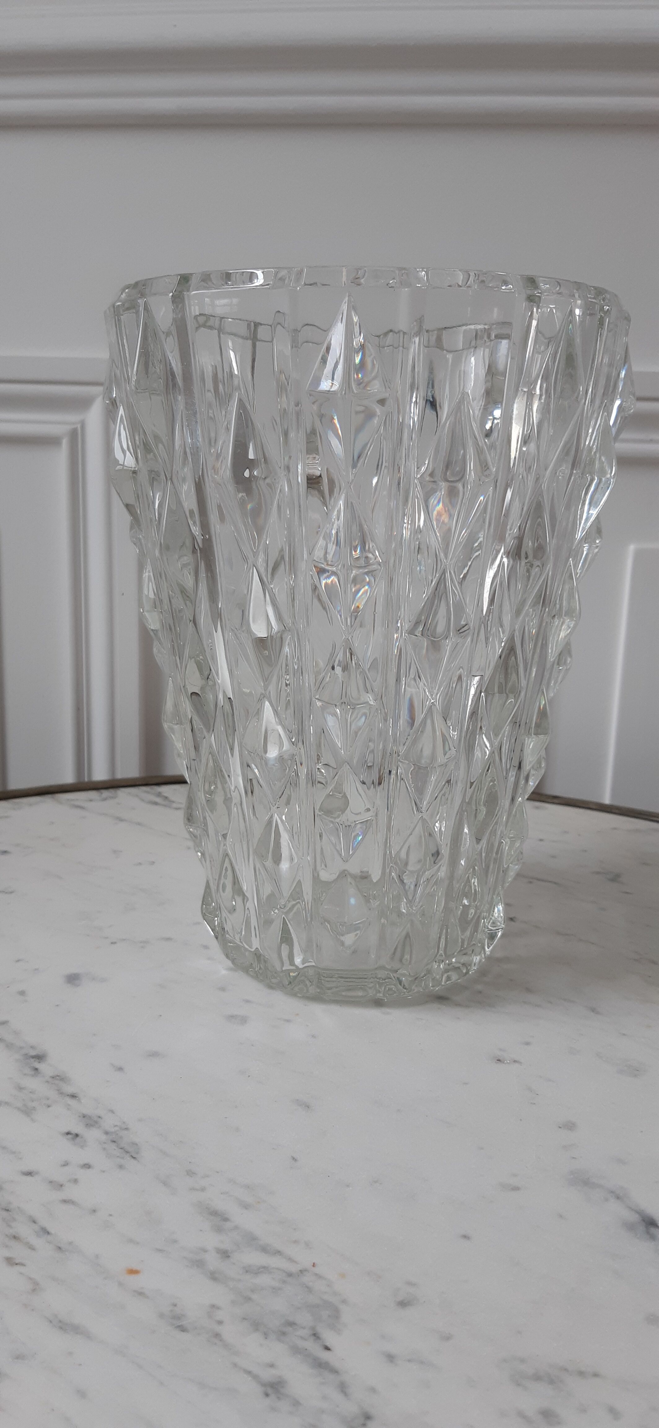 Crystal vase 50s