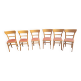 6 bistro chairs from the 40s