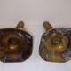 Candle holders with cut sides
