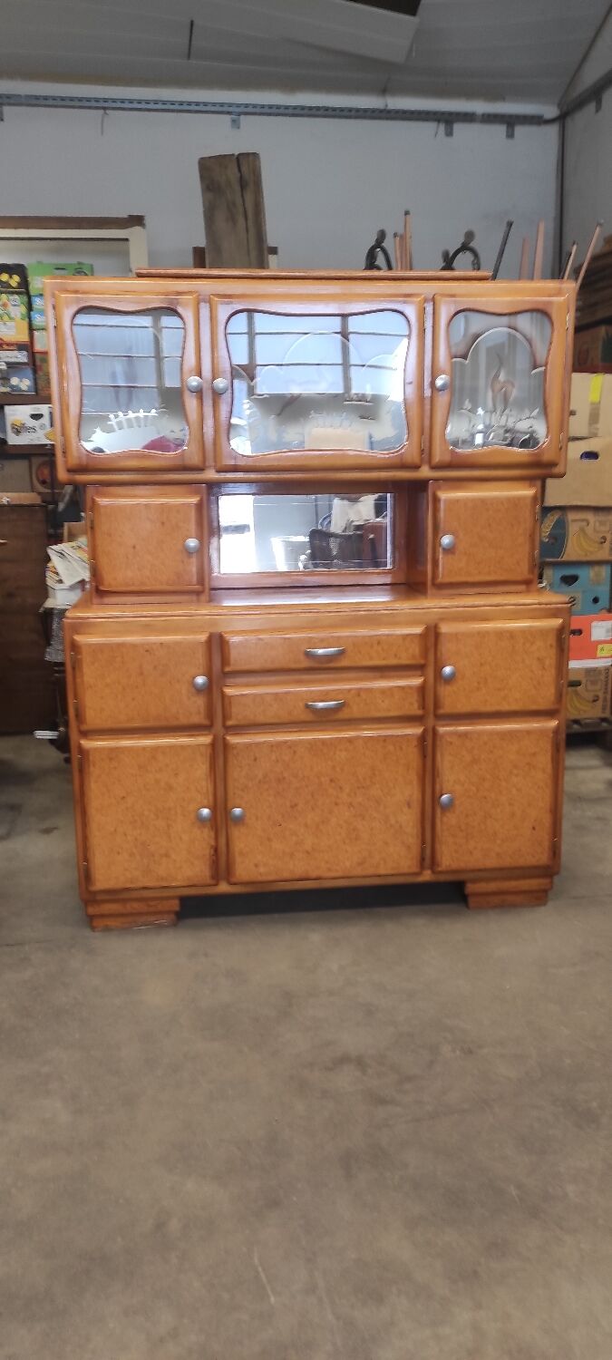 Mado vintage wooden sideboard 3 bodies Mid-century
