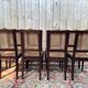 Set of 8 chairs in Louis XVI style – Solid mahogany & gilded bronze