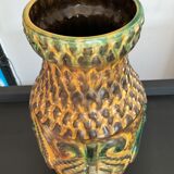 Vase West Germany in glazed ceramic year 60-70