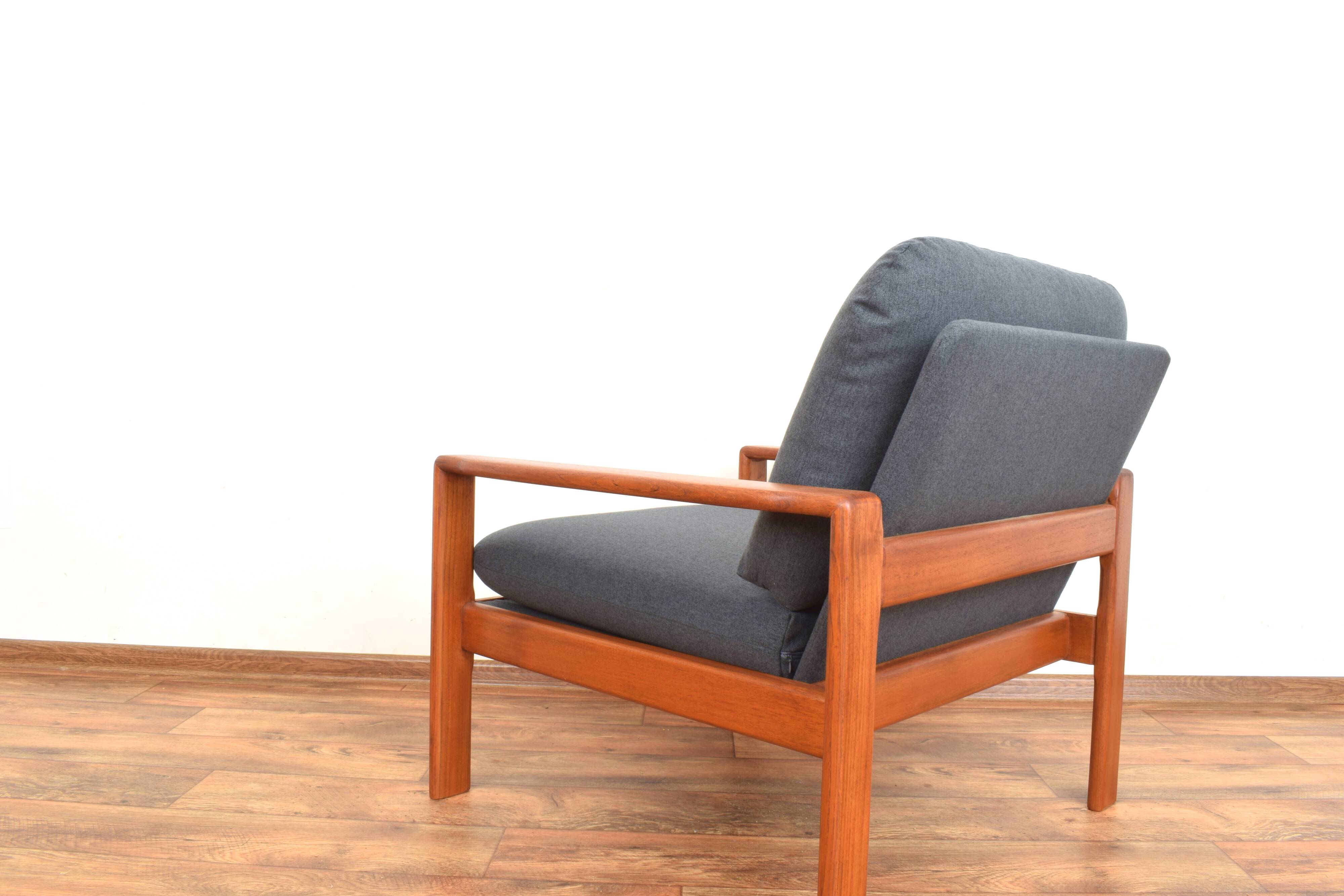 Mid-Century Danish Teak Armchairs, 1970s, Set of 2
