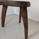 Tabouret bas en bois massif, Henri Bataille