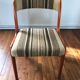 Wooden chair and woolly fabric