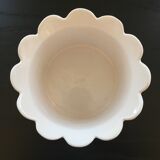 White corolla flowerpot
