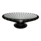 Table basse ronde en métal et verre