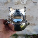 Pot à lait, à creme ancien en métal argenté