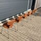 Fritz hansen ant chairs in cognac leather new!!