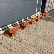 Fritz hansen ant chairs in cognac leather new!!