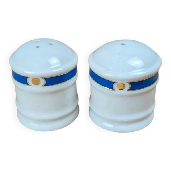 Salière et poivrière en porcelaine Philippe Deshoulières Sélection